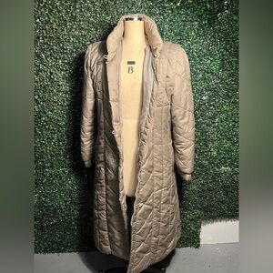 Amazing 80’s 90’s VINTAGE Quilted Puffer Coat TALL M Winter fall camping